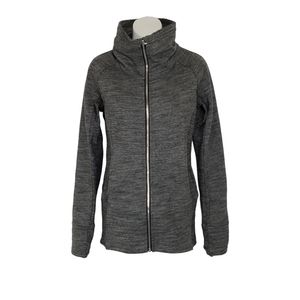 Lululemon Radiant II Gray Zip-Up Sweatshirt Athletic Jacket Size 4